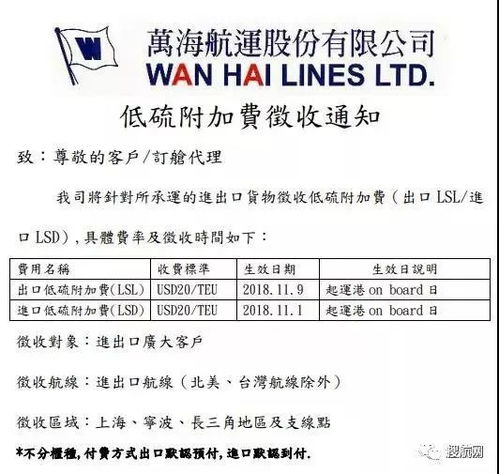 注意丨各大船公司陸續(xù)開征低硫附加費(fèi)，外貿(mào)和貨代企業(yè)準(zhǔn)備好買單了？